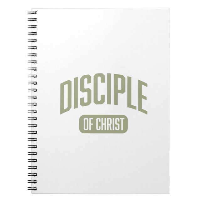 Disciple Sandrift Spiral Notebook (Front)