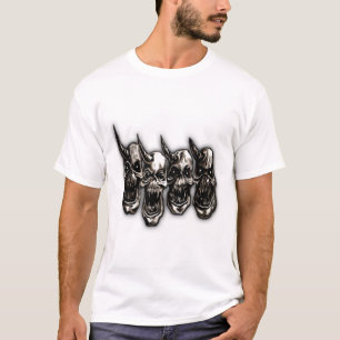 Disciples of Power 4 Skulls T-Shirt