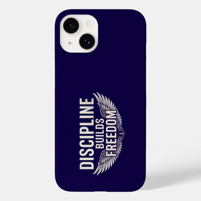 DISCIPLINE BUILDS FREEDOM Case-Mate iPhone CASE (Back)