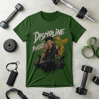 Discipline Builds Freedom Gym T-Shirt | Motivation