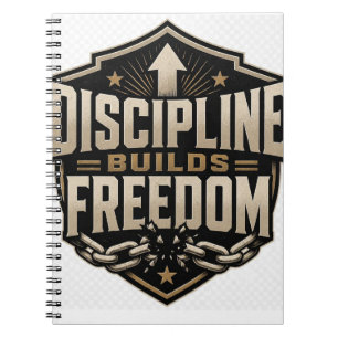Discipline Builds Freedom Motivational Success Min Notebook