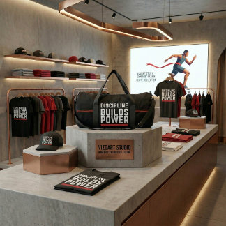 Discipline Builds Power Gym Motivational Duffel Ba Duffle Bag