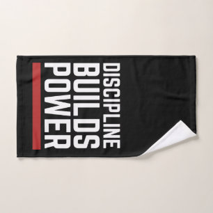 Discipline Builds Power Gym Workout Towel
