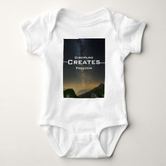 Discipline Creates Freedom Baby Bodysuit