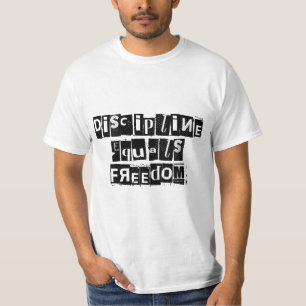 Discipline Equals Freedom T-Shirt for Men