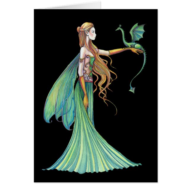 Discipline Green Fairy Dragon by Molly Harrison (Front)