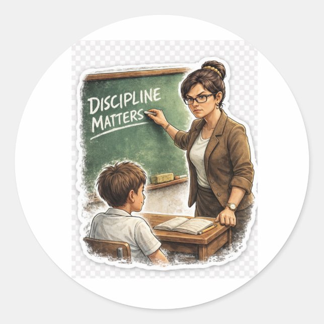 Discipline Matters Teacher Sticker (Front)