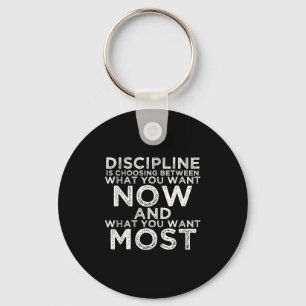 Discipline Motivational Quotes Inspirational Gifts Key Ring