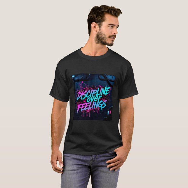 Discipline Over Feelings – The Secret to Unstoppab T-Shirt (Front Full)