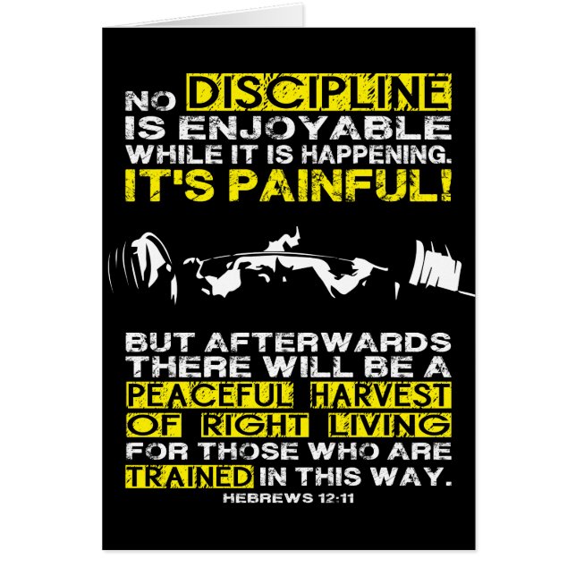 DISCIPLINE - Squat Workout Motivational (Front)