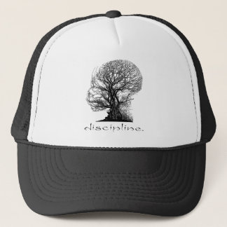 Discipline Tree and Logo Trucker Hat