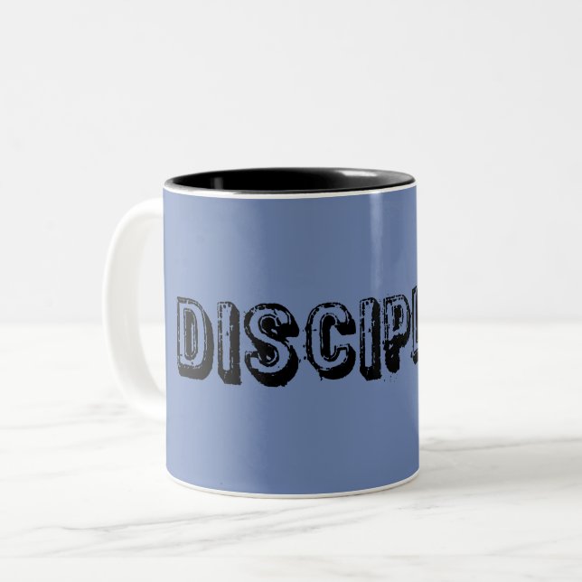 Discipline Two-Tone Coffee Mug (Front Left)