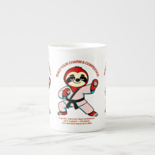 disciplined energy bone china mug