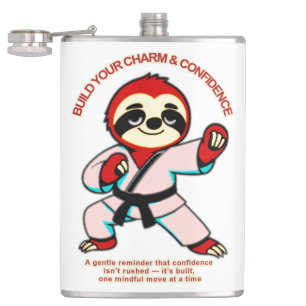 disciplined energy hip flask