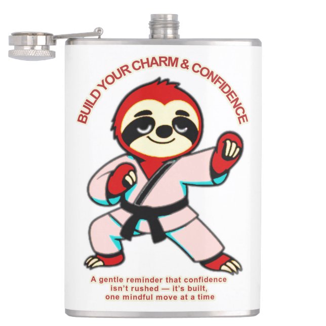 disciplined energy hip flask (Opened)