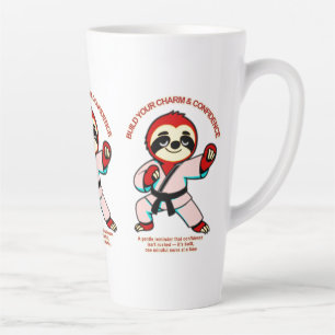disciplined energy latte mug