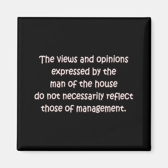 Disclaimer Magnet (Front)