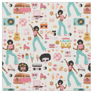 disco 1970s african girl alien fabric