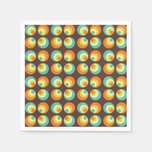 Disco 70s 60s Retro Pop Culture Napkin