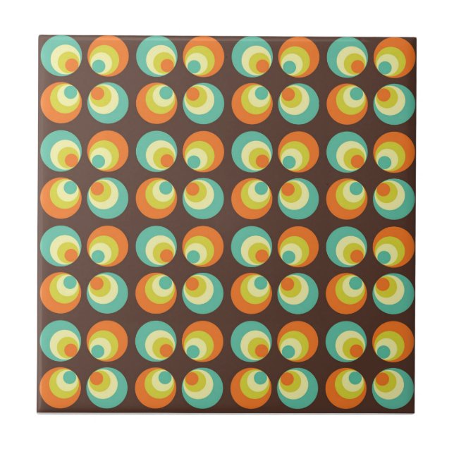 Disco 70s 60s Retro Pop Culture Tile (Front)