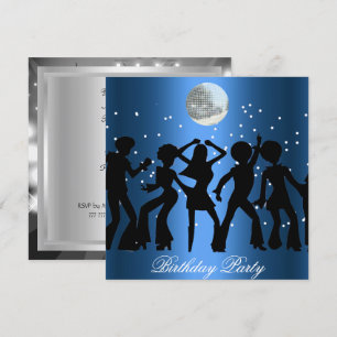 Disco 70's Birthday Party Invitation