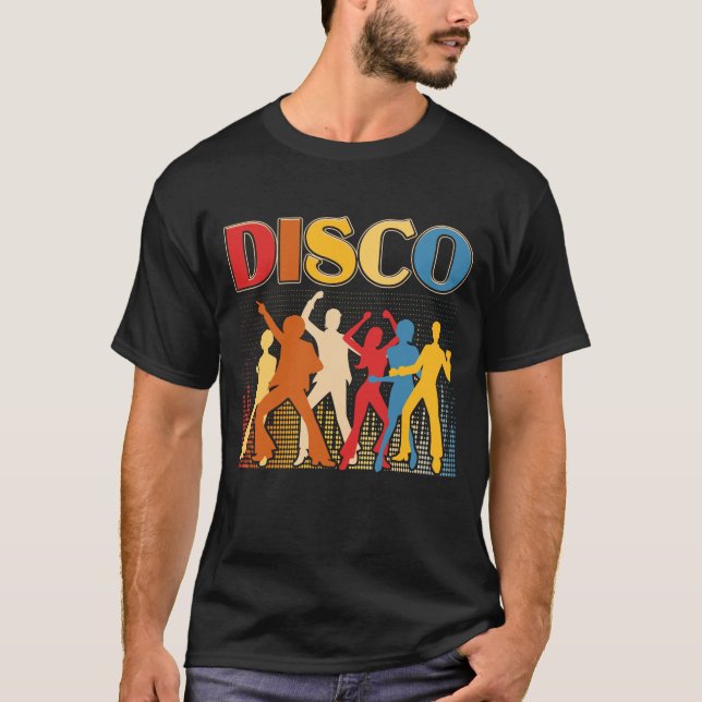 Disco 70s Disco Themed Shirt Vintage Retro (Front)