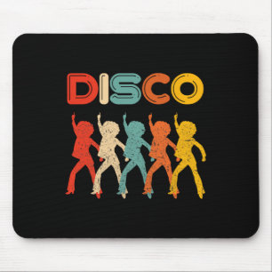 Disco 70s Disco Themed Vintage Retro Dancing Mouse Mat