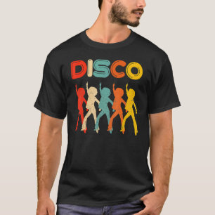 Disco 70s Disco Themed Vintage Retro Dancing T-Shirt