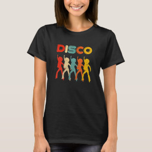 Disco 70s Disco Themed Vintage Retro Dancing T-Shirt