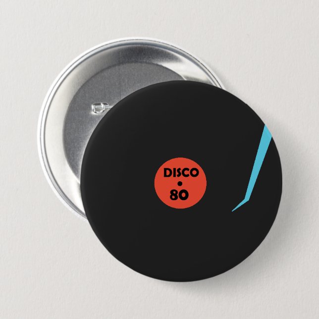 Disco 80 Dance Button (Front & Back)