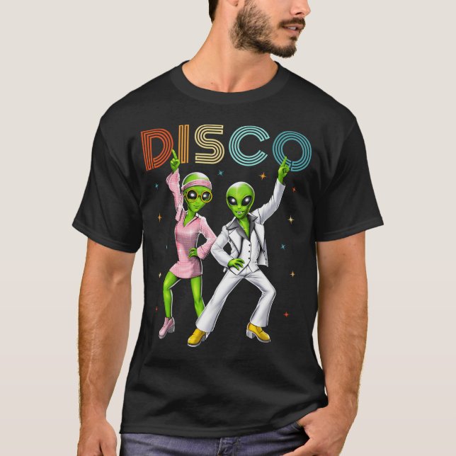 Disco Aliens T-Shirt (Front)