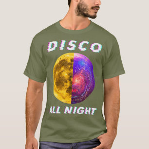 Disco All Night Mirror ball Retro Vintage for T-Shirt