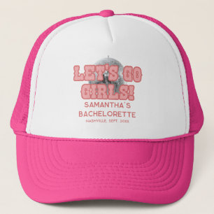 Disco Bachelorette Girls Weekend Party Retro Trucker Hat
