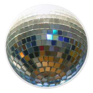 Disco Ball 2D graphic Ceramic Knob
