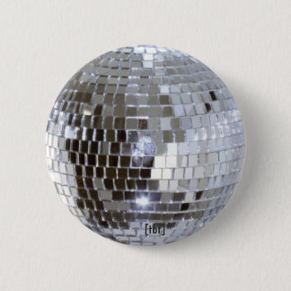 Disco Ball 6 Cm Round Badge