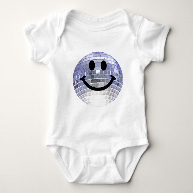Disco Ball Baby Bodysuit (Front)