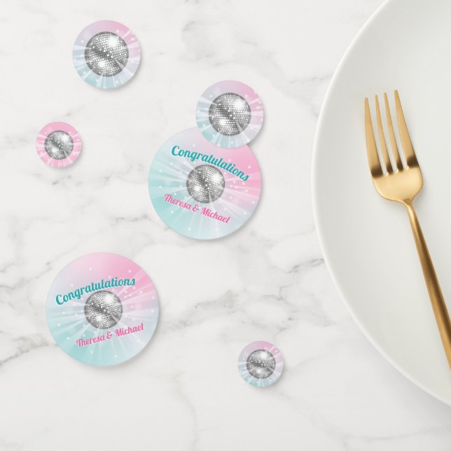 Disco Ball Baby Shower Groovy Confetti (Group)