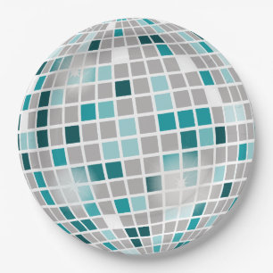 Disco Ball Birthday Party Paper Plates