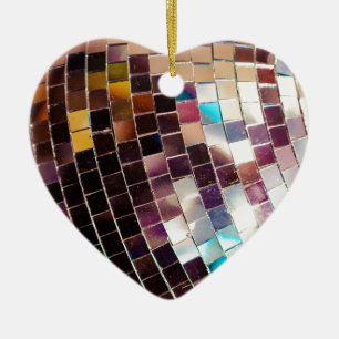 Disco Ball Ceramic Tree Decoration