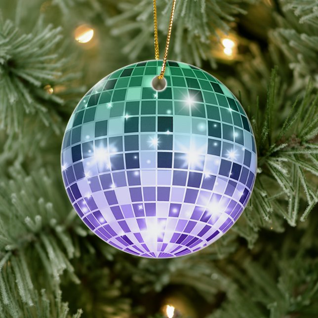 Disco Ball Ceramic Tree Decoration (Tree)