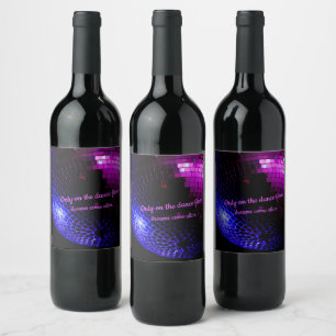 Disco Ball Dreams Wine Label