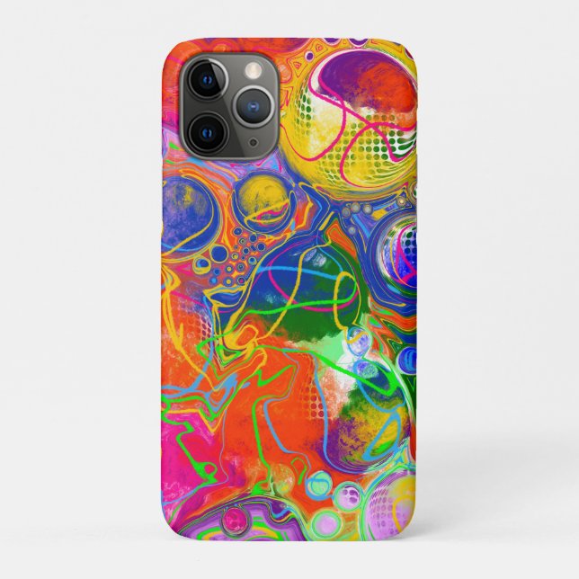 Disco Ball Electricity Fluid Art Case-Mate iPhone Case (Back)