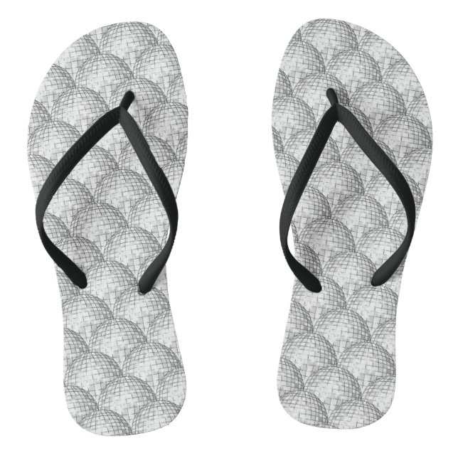 Disco Ball Flip Flops (Footbed)