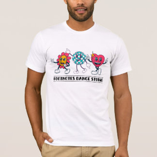 Disco ball footnotes staff shirt