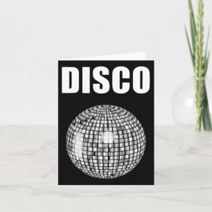 Disco Ball For Funky Soul Music Lovers Card