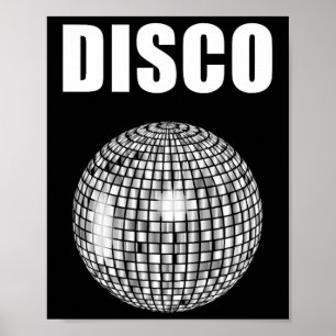 Disco Ball For Funky Soul Music Lovers Poster