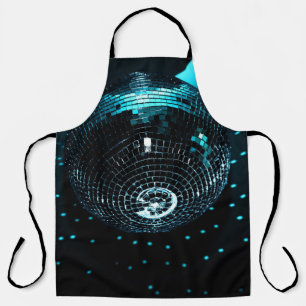 Disco Ball Glare, Nightclub Background. Apron