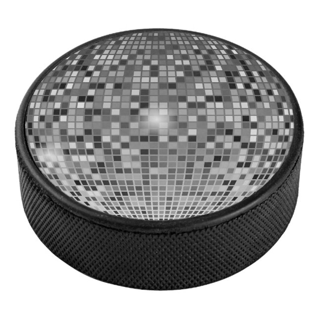 Disco Ball Hockey Puck (3/4)
