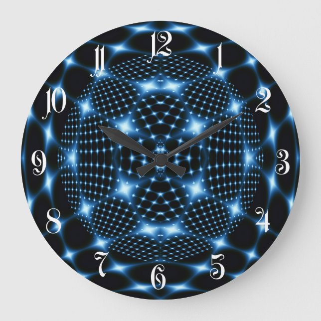 Disco-ball Large Clock (Front)