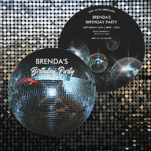Disco ball Ligts Party Invitation